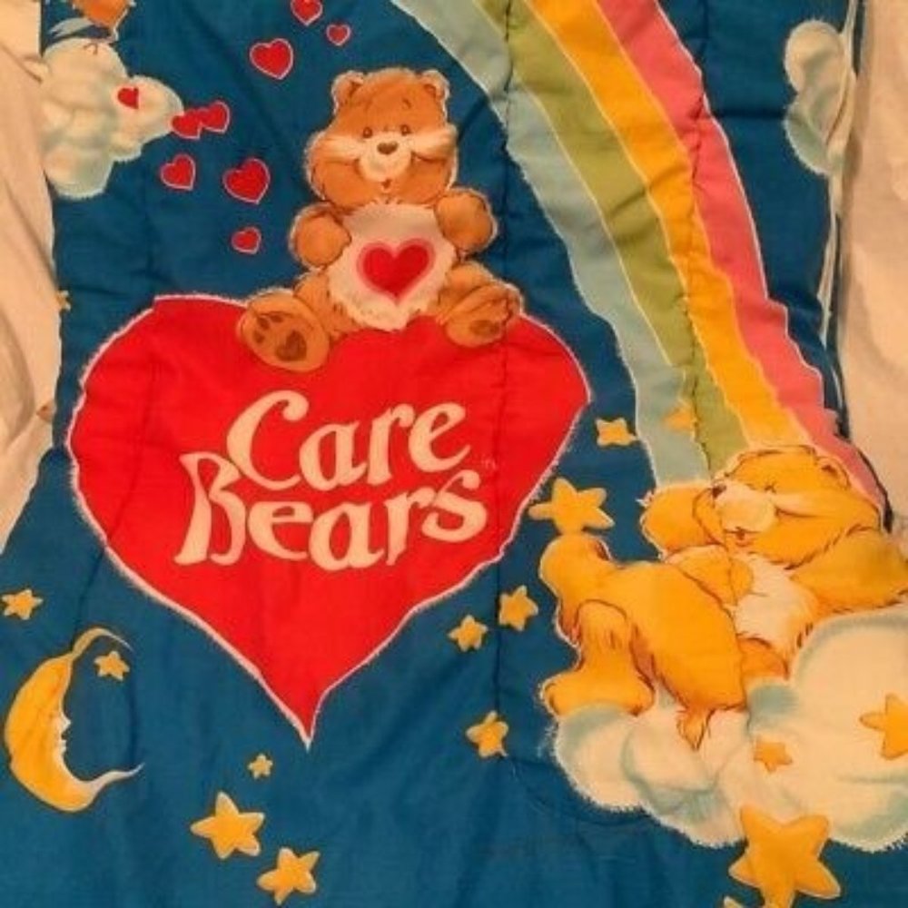 Care Bears Kids Sleeping Bag Vintage